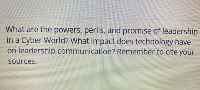 What are the powers, perils, and promise of