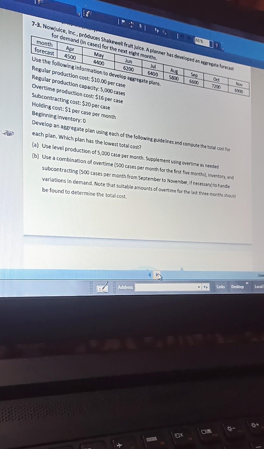 bn 61% 7-3. Nowjuice, Inc., produces Shakewell