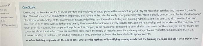 Case Study: A compary has been known for its