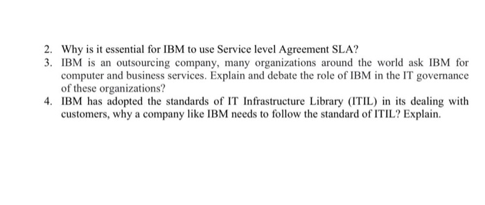 IBM Global Outsourcing IBM World Wide Competency