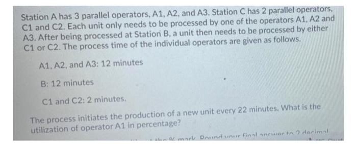 answer is 18.18% please show me how Station A has