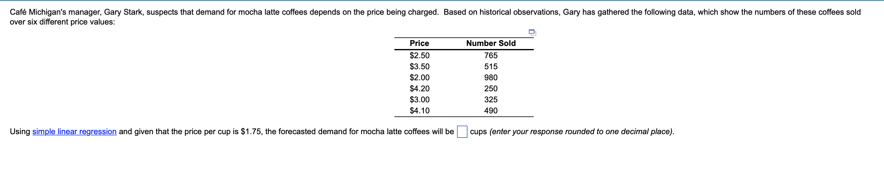 Caf Michigan's manager, Gary Stark, suspects that