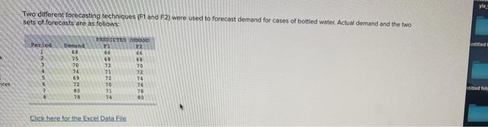 please use excel to answer this and please show