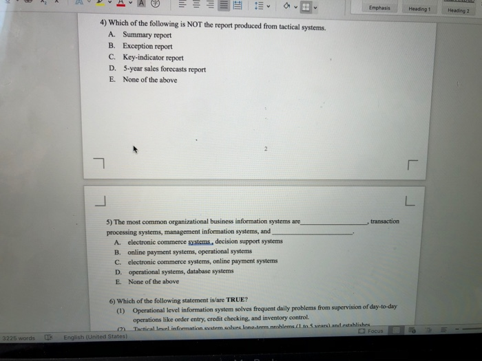 Section A - Multiple Choice (10 marks) 1) The