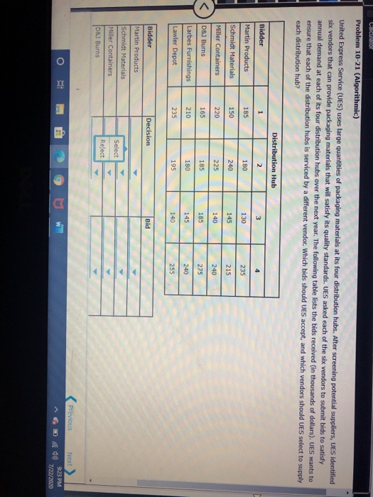 La culator Problem 10-21 (Algorithmic) United