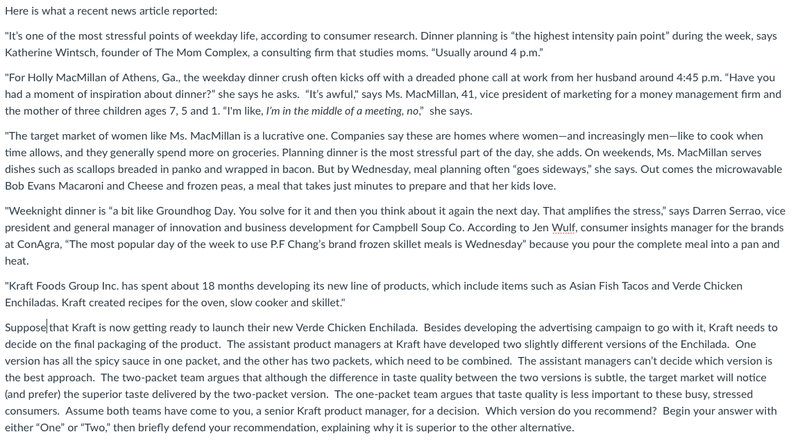 Here is what a recent news article reported: