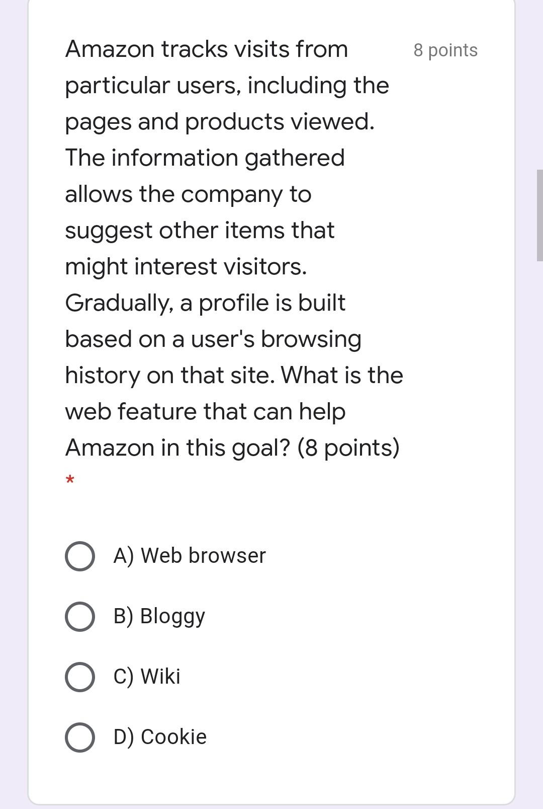 2 points HyperText Markup Language (2 points) *