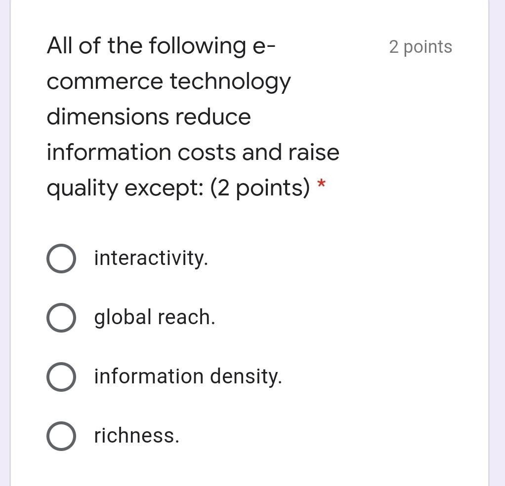 2 points HyperText Markup Language (2 points) *