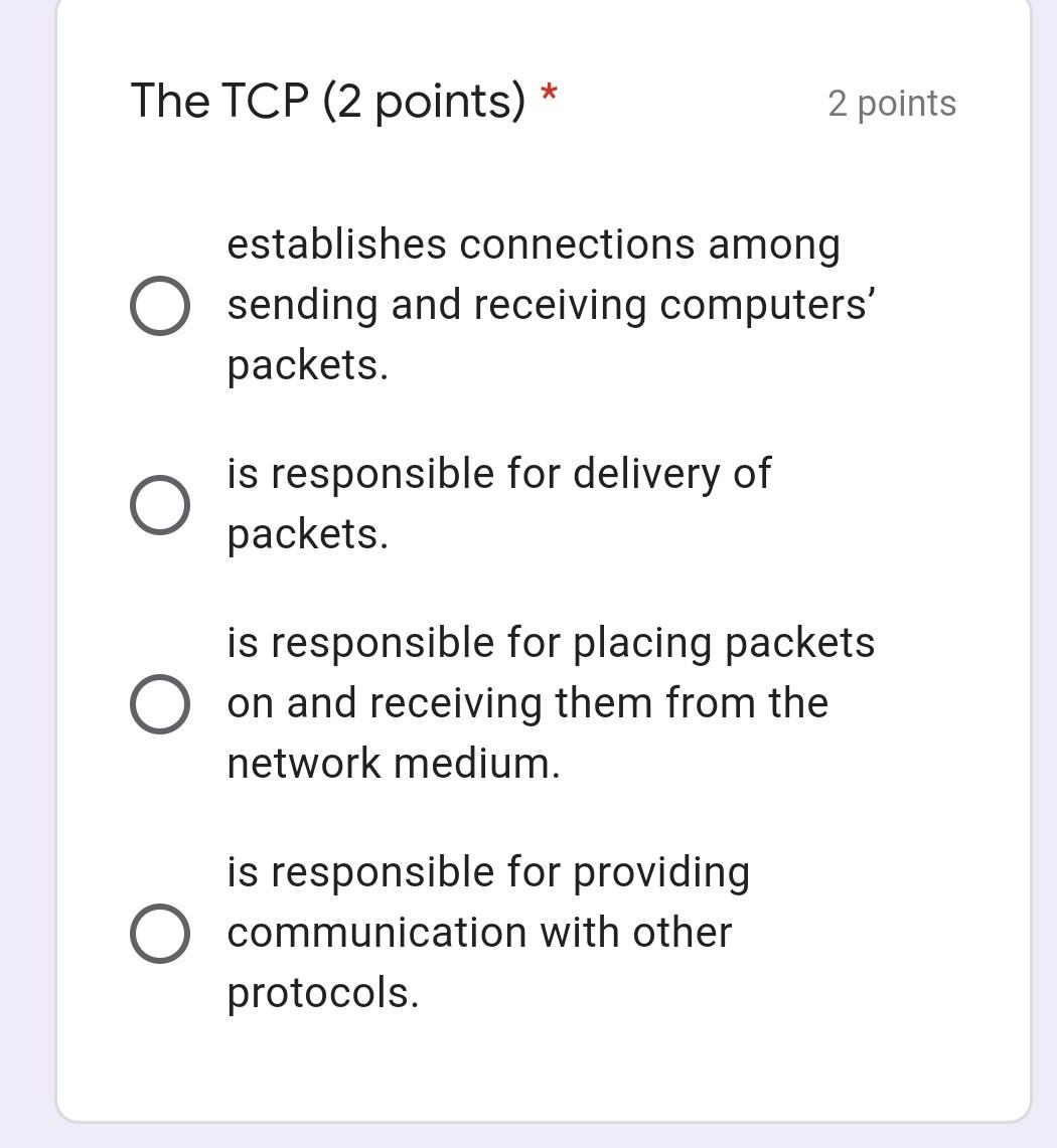 2 points HyperText Markup Language (2 points) *