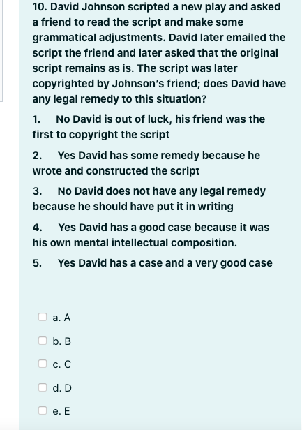 10. David Johnson scripted a new play and asked a