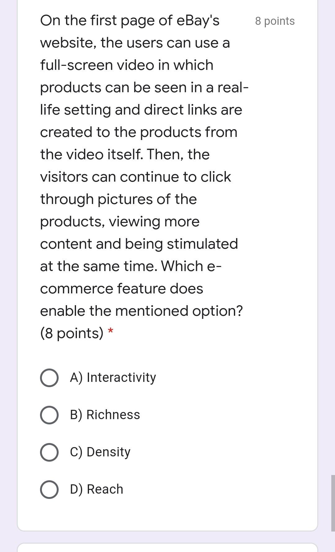 2 points HyperText Markup Language (2 points) *