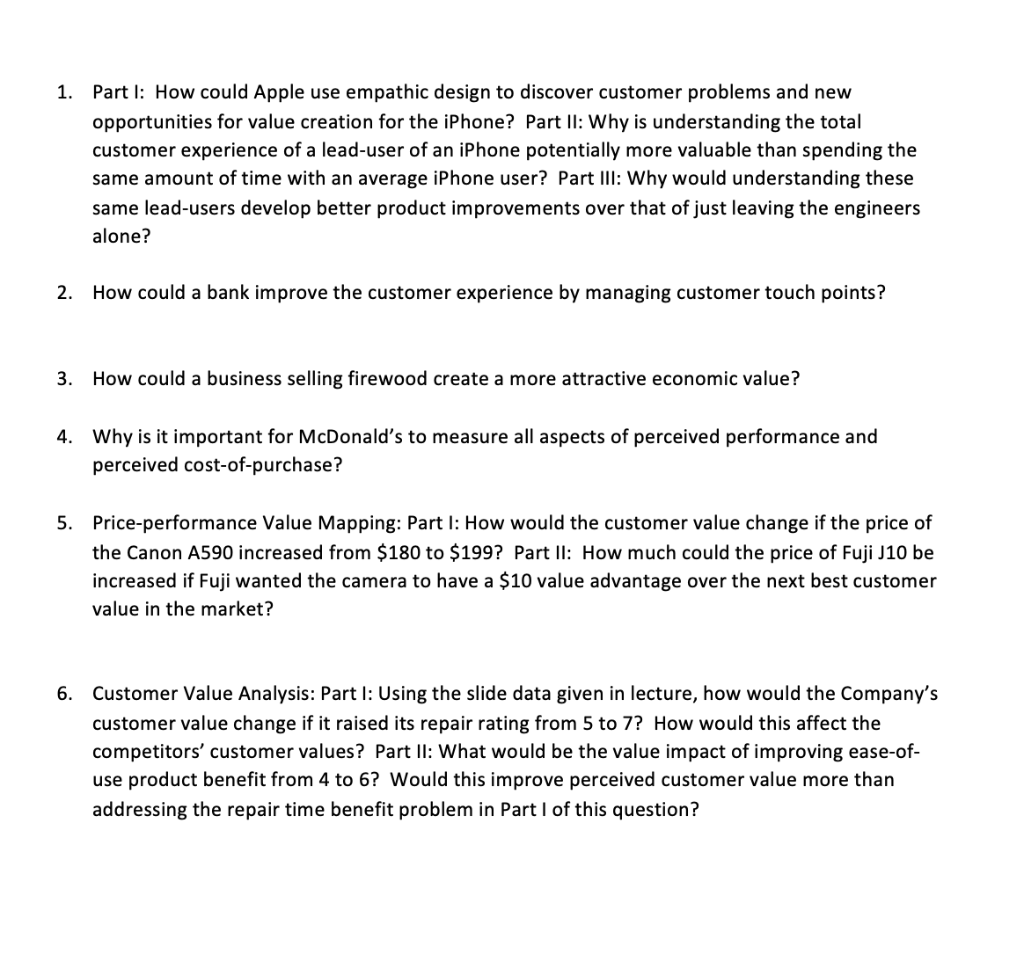 1. Part I: How could Apple use empathic design to