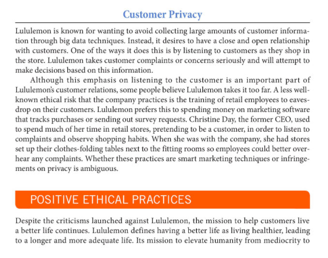 from case study : Lululemon: turning lemon into