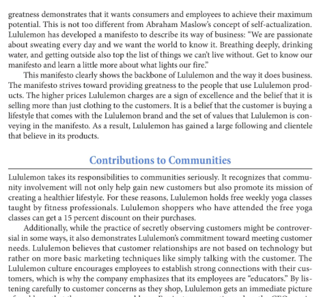 from case study : Lululemon: turning lemon into