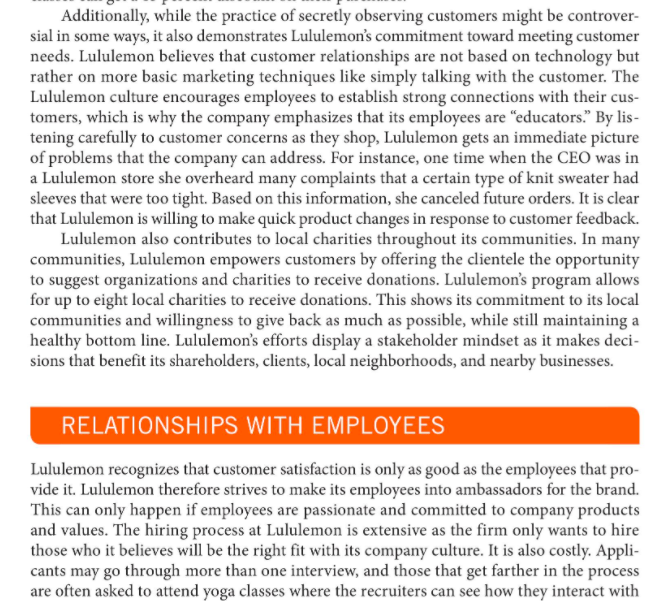 from case study : Lululemon: turning lemon into