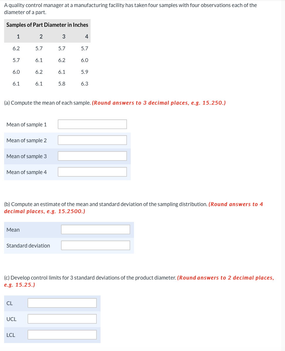 A quality control manager at a manufacturing