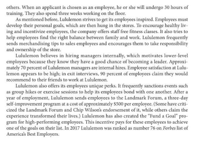 from case study : Lululemon: turning lemon into