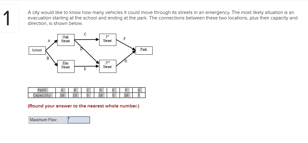 1 A city would like to know how many vehicles it