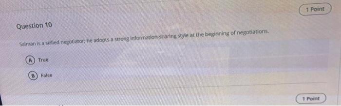 1 Point Question 13 Global Corporation culture is