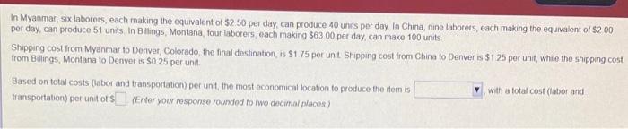 In Myanmar, six taborers, each making the