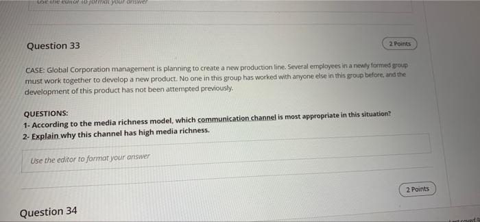 case study answer all questions. Each correct