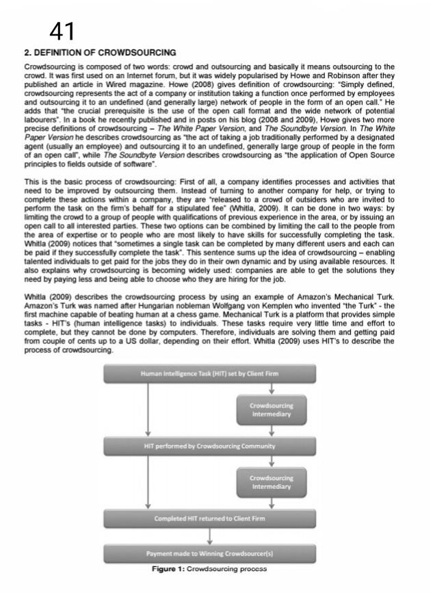 . 41 2. DEFINITION OF CROWDSOURCING Crowdsourcing