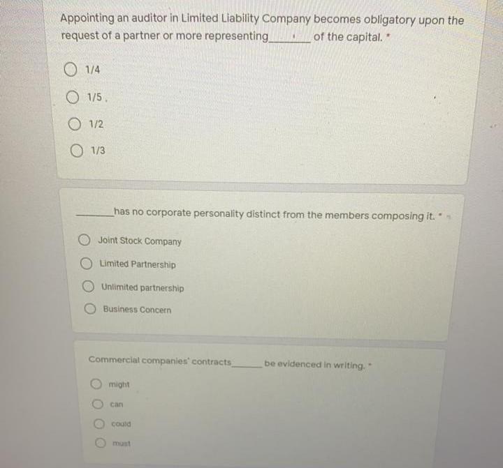 Appointing an auditor in Limited Liability