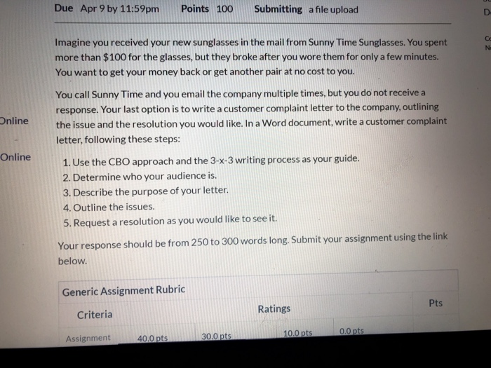 please type answer M9. Assignment: Revise Your