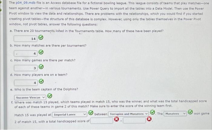 The p04 09. mdb file is an Access database file