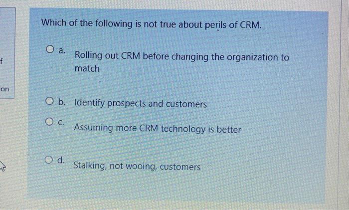 7 Which of the following is not true about perils