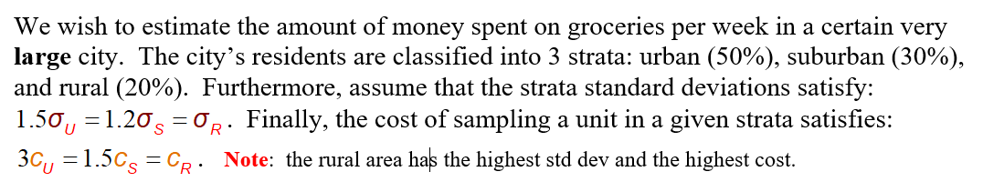 I need to know the standards deviations and cost