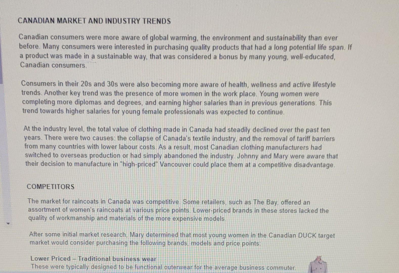 INTRODUCTION Canadian DUCK Inc. is a