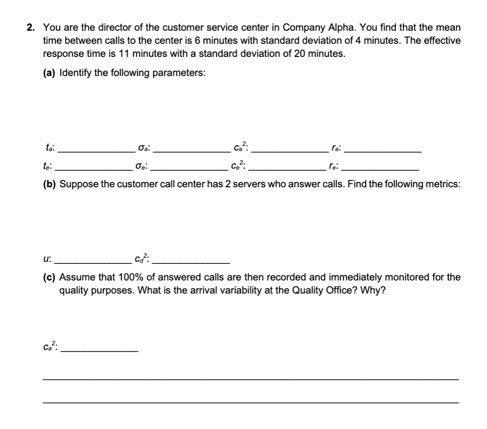 You are the director of the customer service