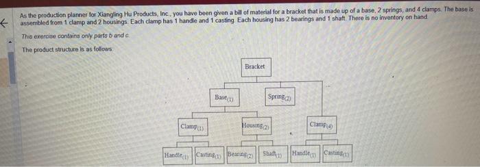 Answer plz? As the production planner for