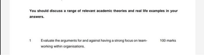 You should discuss a range of relevant academic