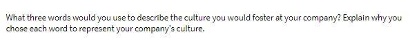 answer must be in 100-200 words What three words