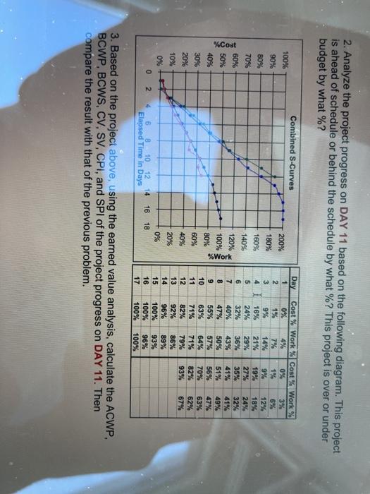 2. Analyze the project progress on DAY 11 based