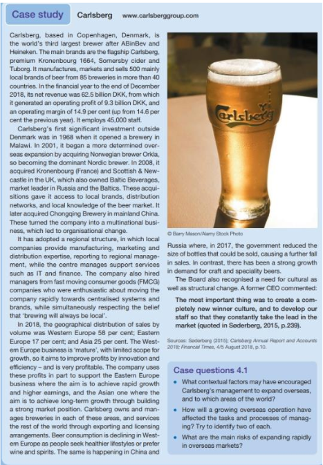 Case study Carlsberg www.carlsberggroup.com