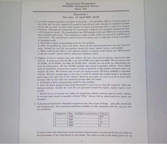 Engineering Management ENM 2004 Management