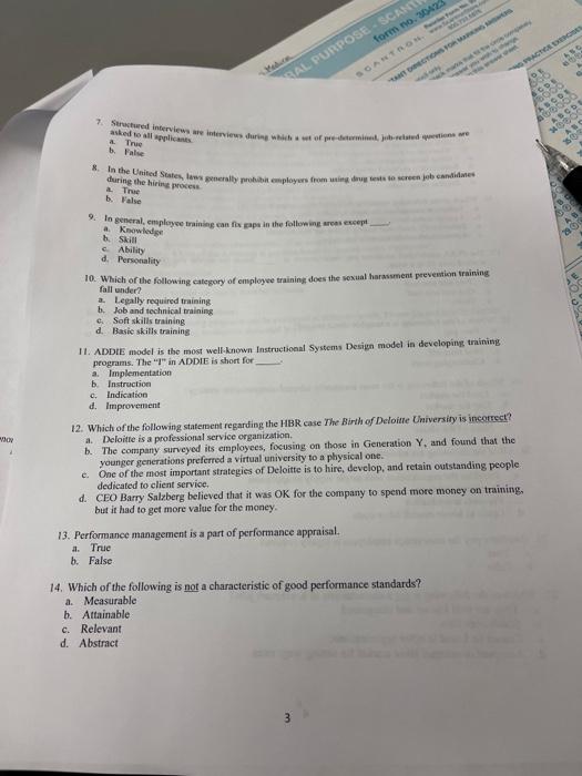 TOMS ACTER BAL PURPOSE - SCAN form no.AZ SOTRON