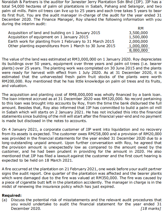 This is audit. Please help me solve this