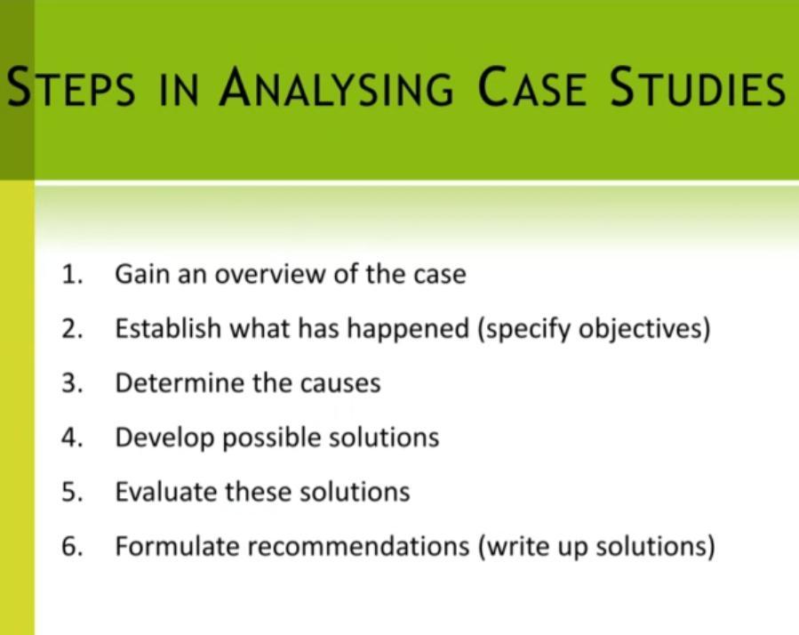 the case study :online learning a case study