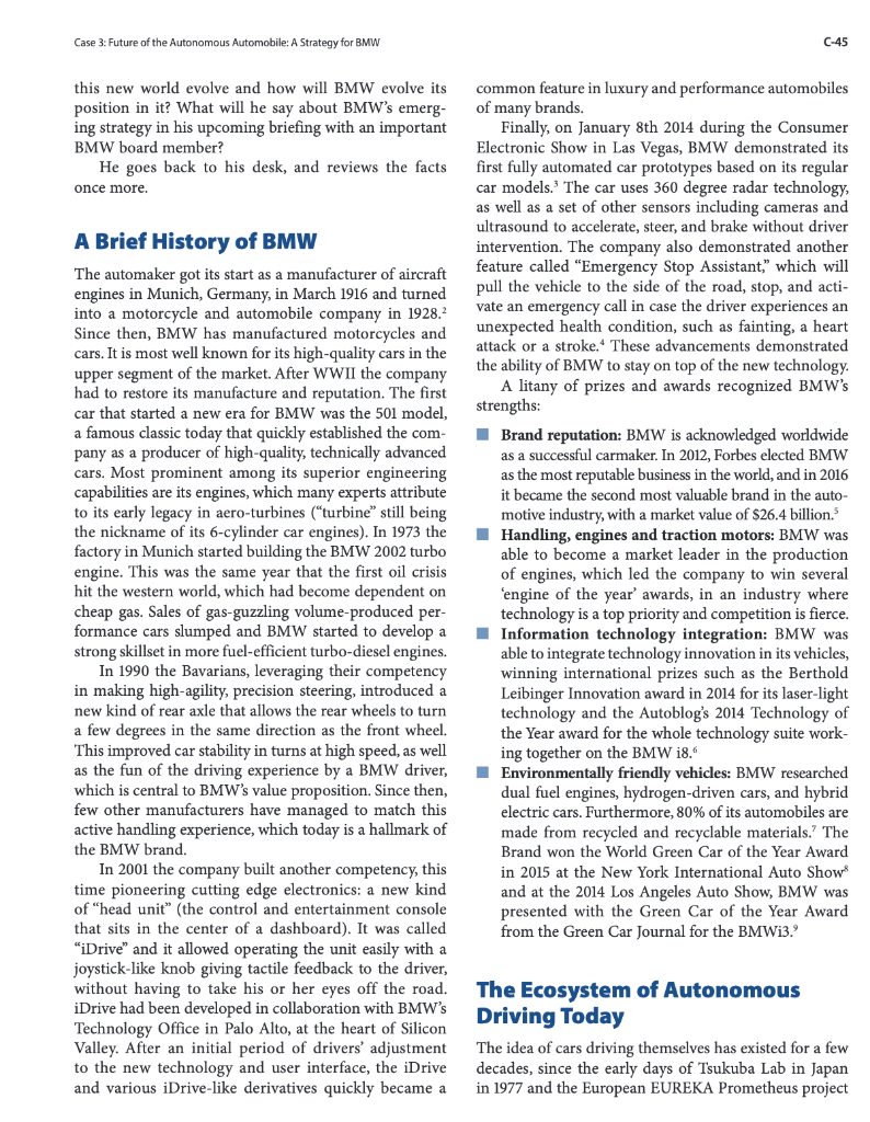 1) General Environment analysis: What are the