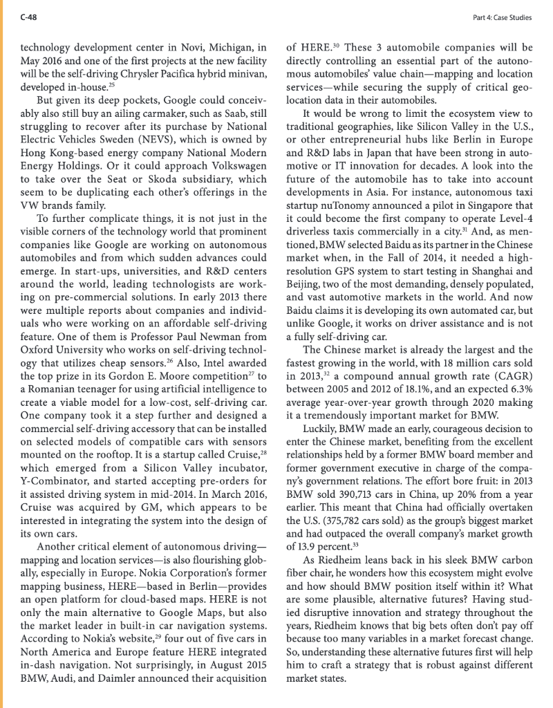 1) General Environment analysis: What are the