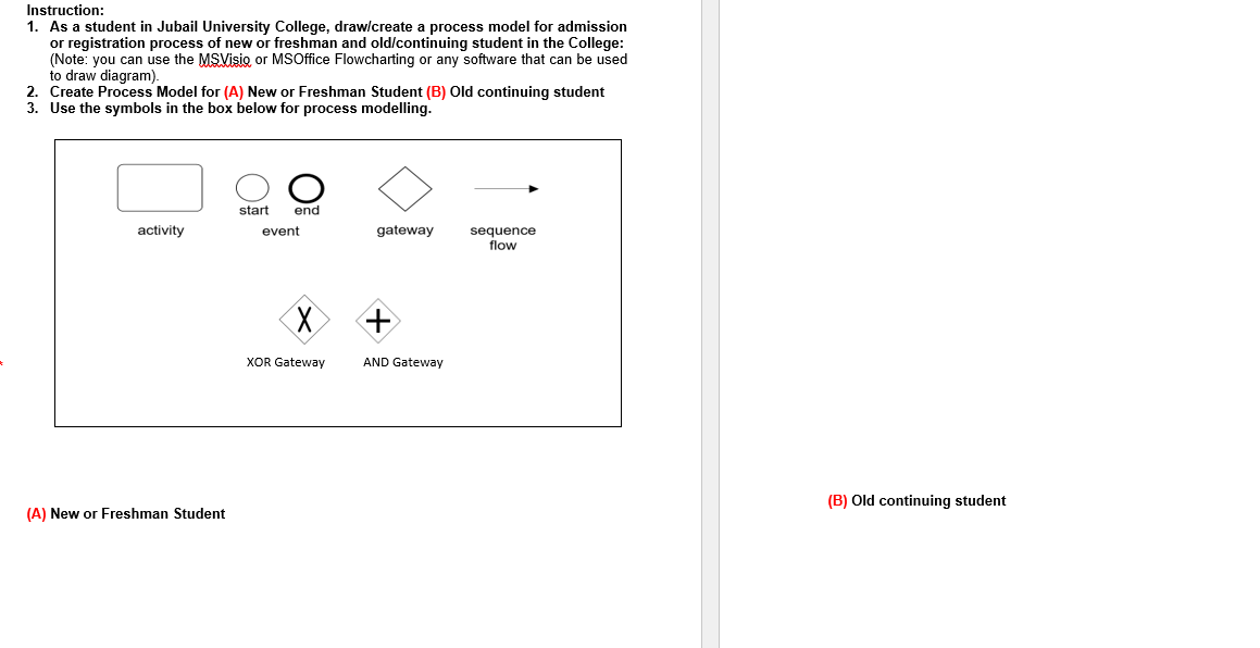 can u please solve it like this ? Instruction: 1.