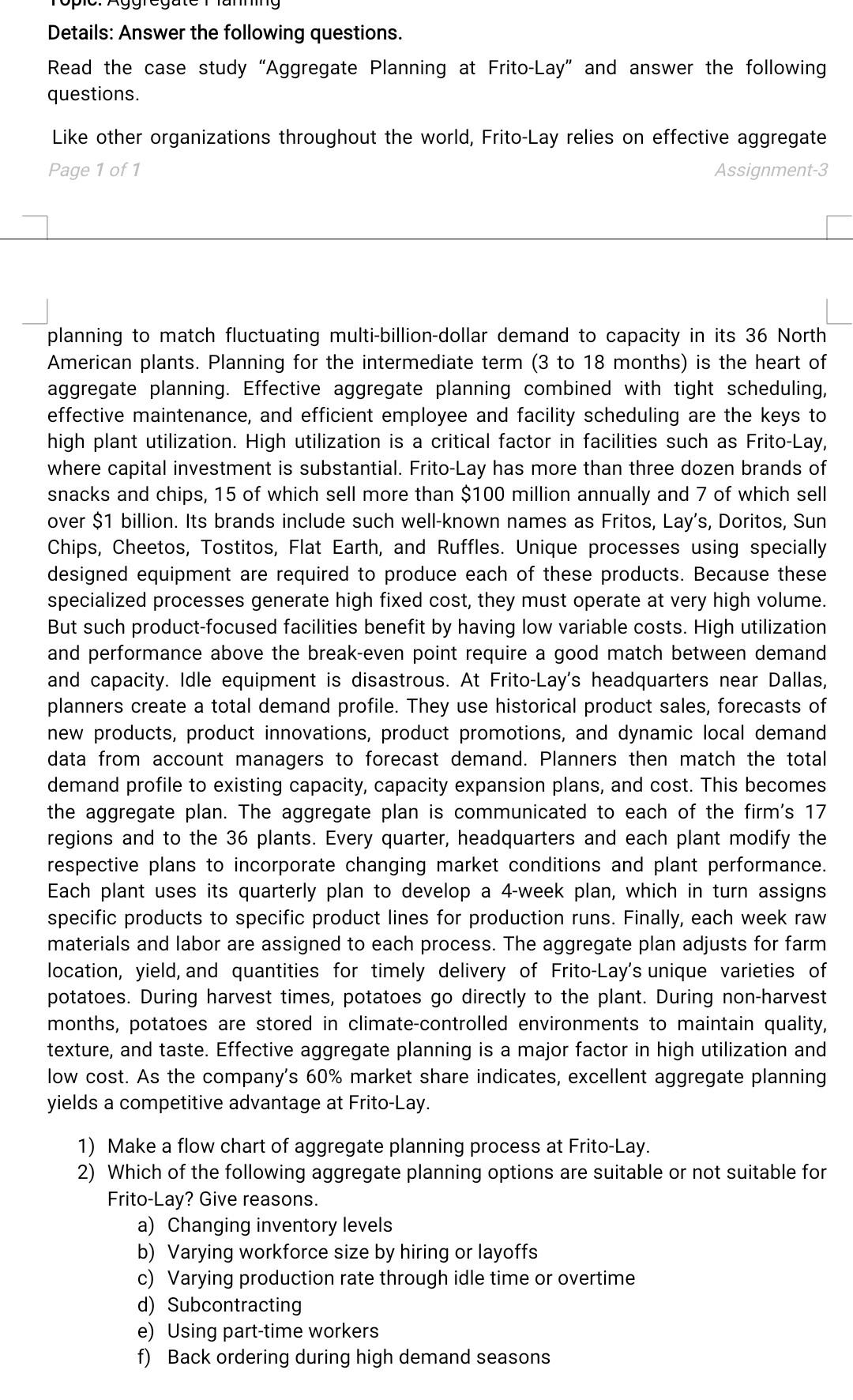 Details: Answer the following questions. Read the