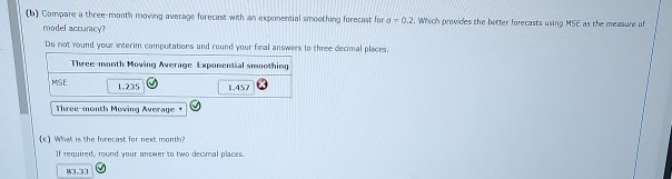 It specifies to use a 3 month moving average. I