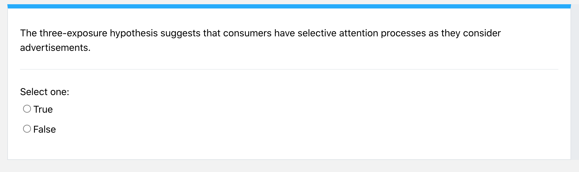The three-exposure hypothesis suggests that