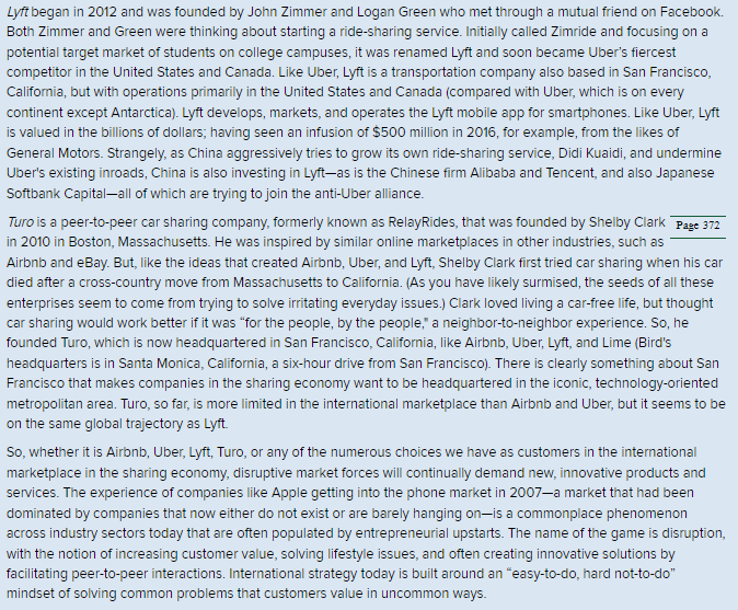 QUESTION: Discuss the notion of the sharing