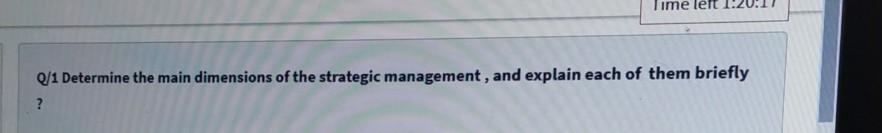ne left Q/1 Determine the main dimensions of the